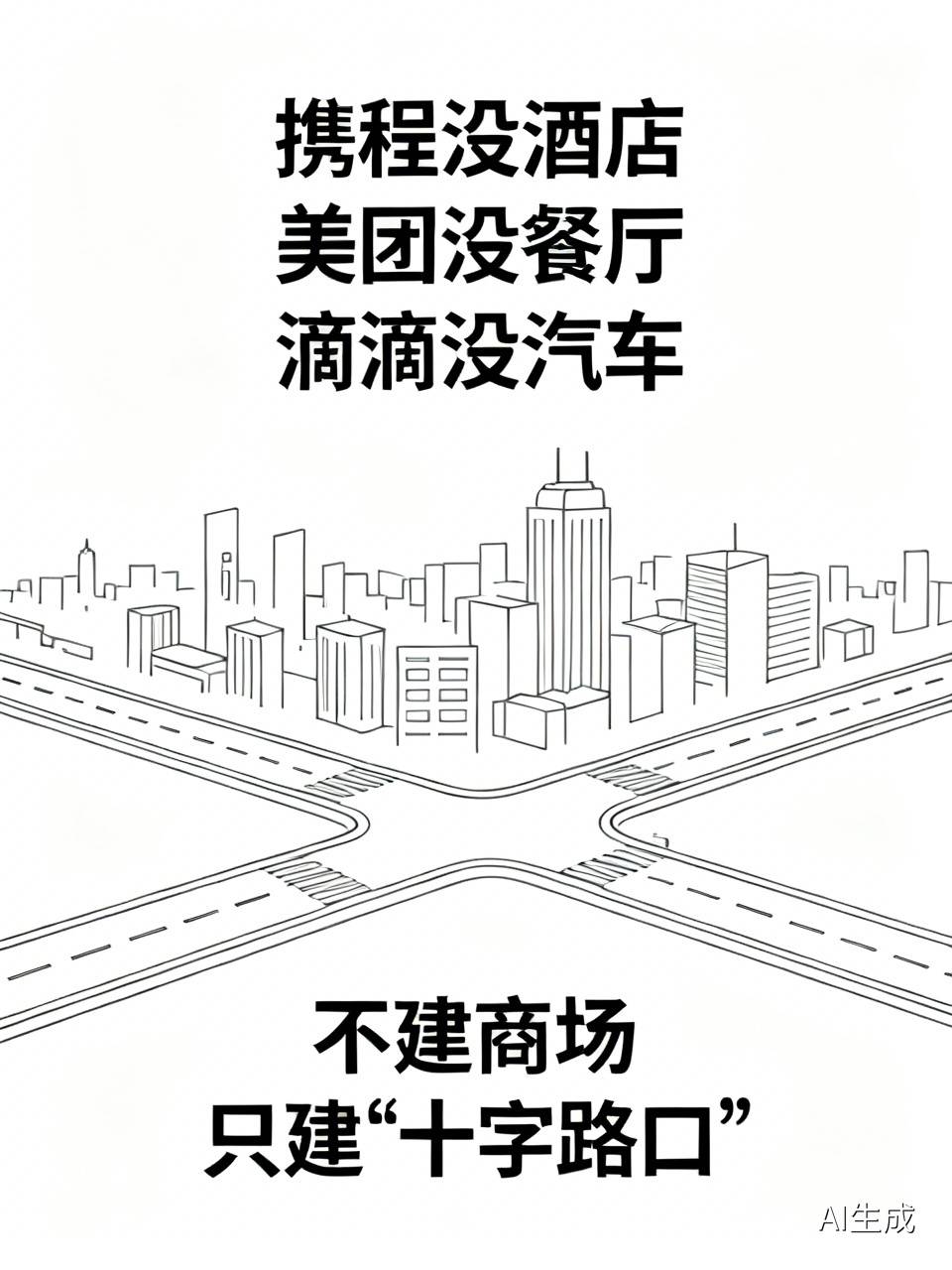 全中国最神奇的三家公司：携程没酒店，美团没餐厅，滴滴没汽车。

却一年狂赚几百亿？他们不承担任何资产风险，只负责收过路费。
绝了！

这确实是中国互联网经济最“魔幻”也最精妙的地方。

它们的本质不是“没有”，而是“不拥有”——用轻资产模式，撬动了全社会的重资产。这背后是三层极致的商业逻辑：

·