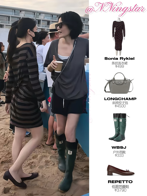 王菲李嫣近期look🐾母女俩气质如出一辙～