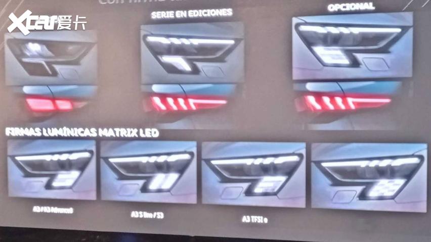 新款奧迪RS3燈組內部暗藏玄機, 將比A3和S3更加高級-圖3