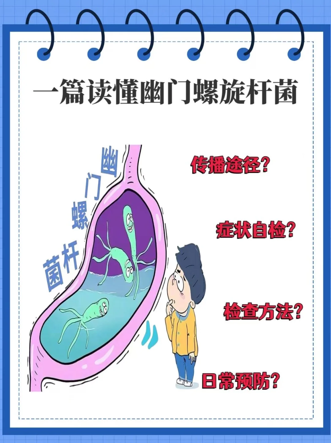 今日打卡学习➡️幽门螺旋杆菌