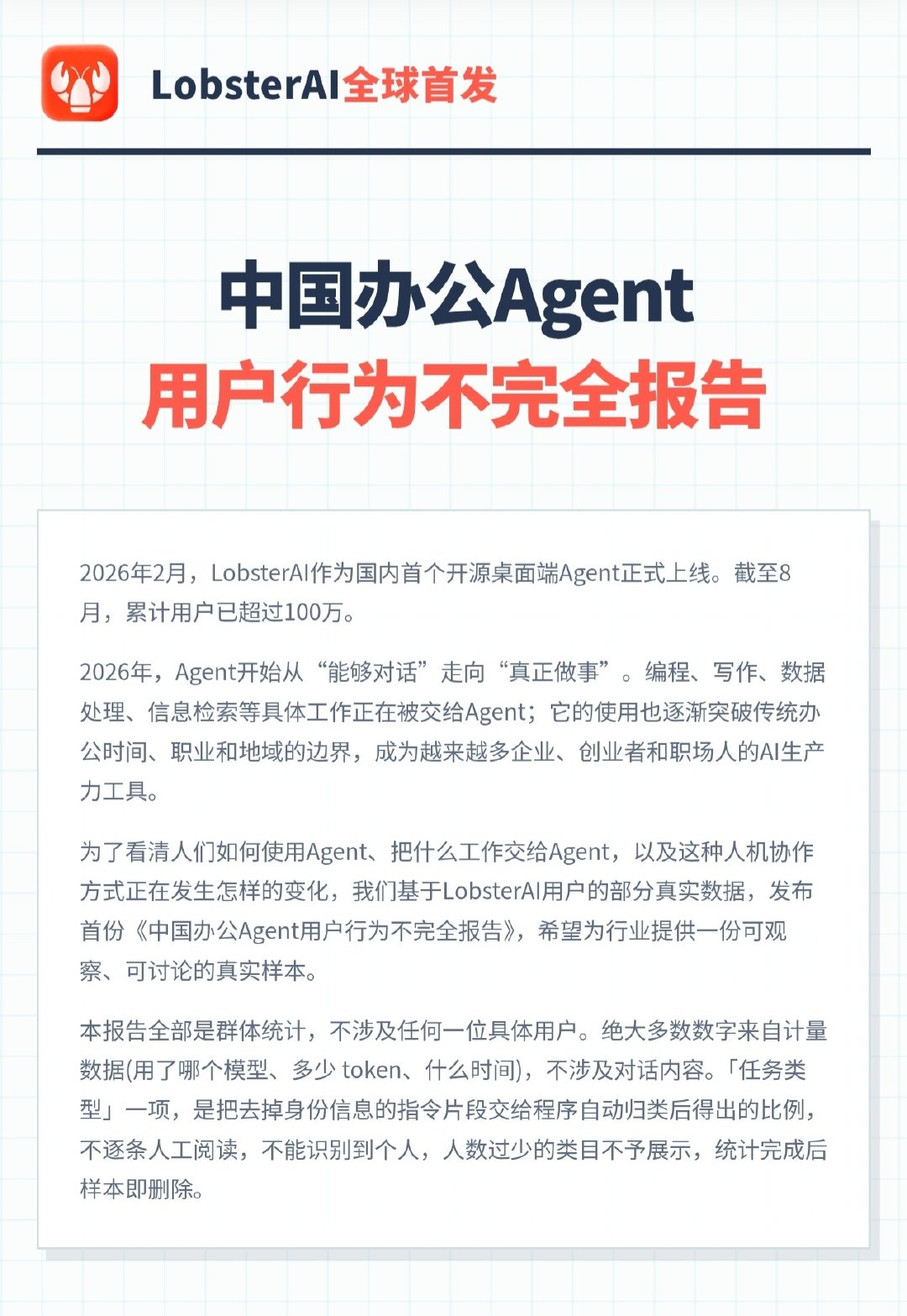 #办公Agent用户行为不完全报告##Agent正在解放当代打工人# 在我还没搞懂这是什么东西的时候，已经有100万人在使用了，要是不时刻保持学习，真的会被时代淘汰。 ​