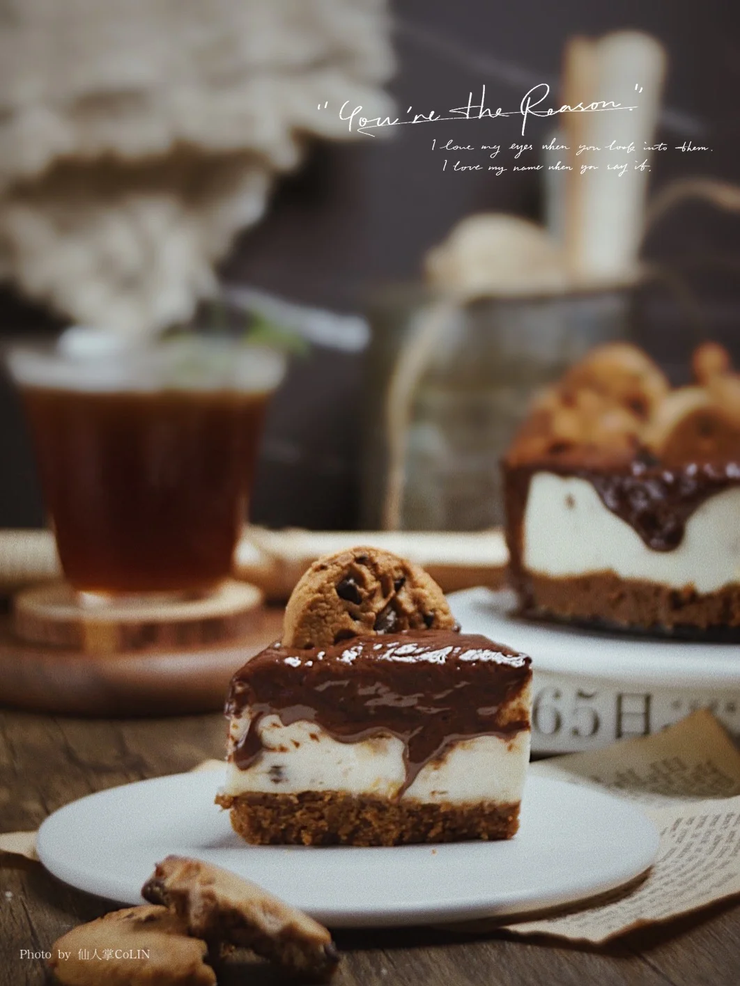 免烤箱甜品🍫巧克力曲奇冻芝士蛋糕，零失败