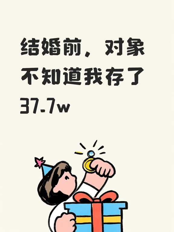 结婚前，对象不知道我存了37.7w