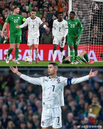 【获准离队】球报：由于C罗在对阵爱尔兰比赛中染红，已经确定无缘下场比赛...