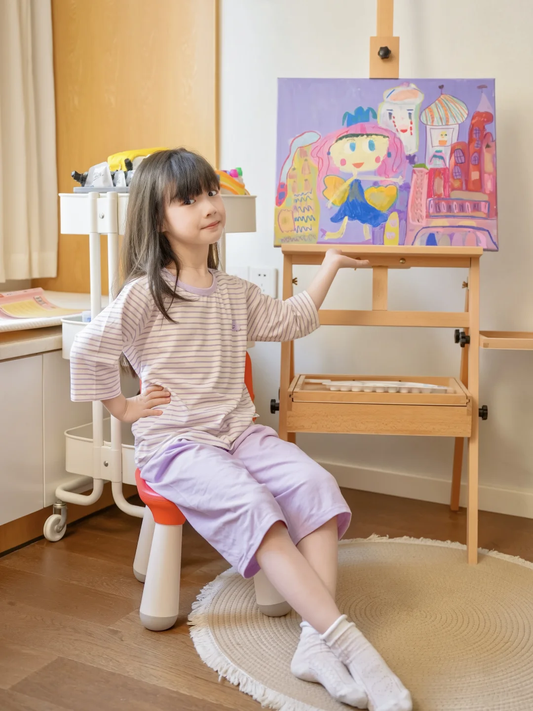 宅家日常I爱画画的小孩姐，自带松弛感🎨