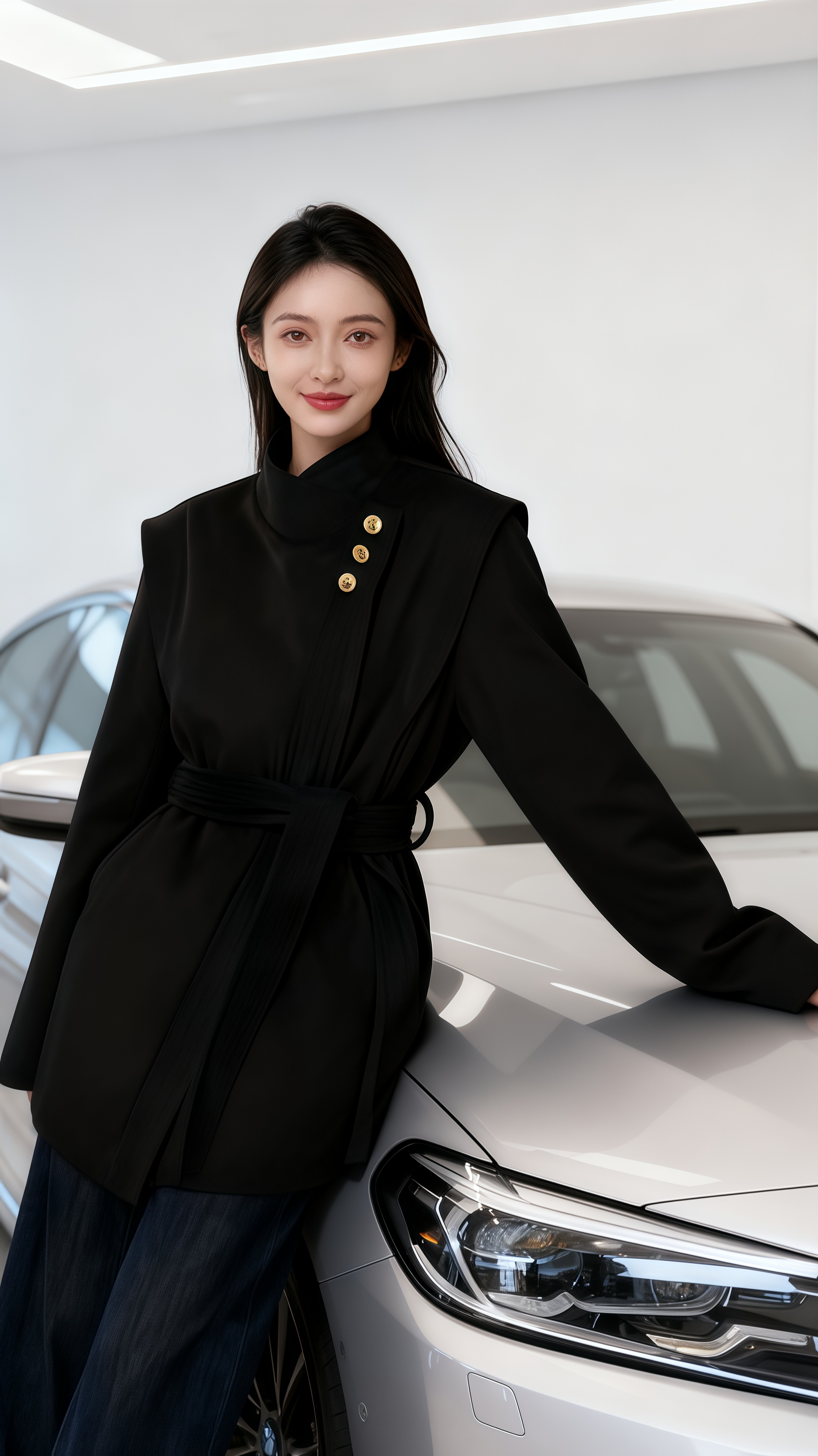 <p>vlog时尚 气场全开 黑色系穿搭 又美又飒 街拍 <!--{i...