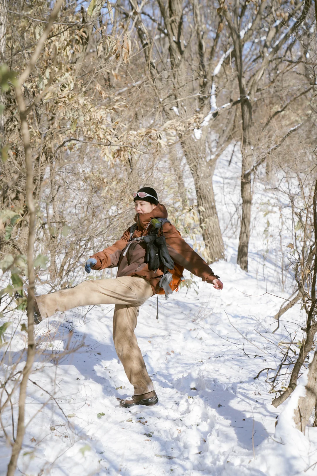 北京一下雪❄️就该去香山徒步了！