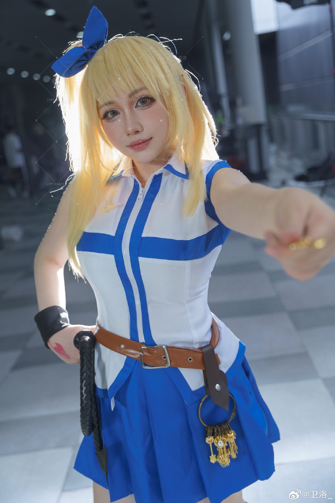 漫展妆面返图  妖精的尾巴 –露西 温蒂  coser：七七 /朋友  妆娘：卫洛#cosplay##妆面返图##妖精的尾巴##妆娘接单# ​