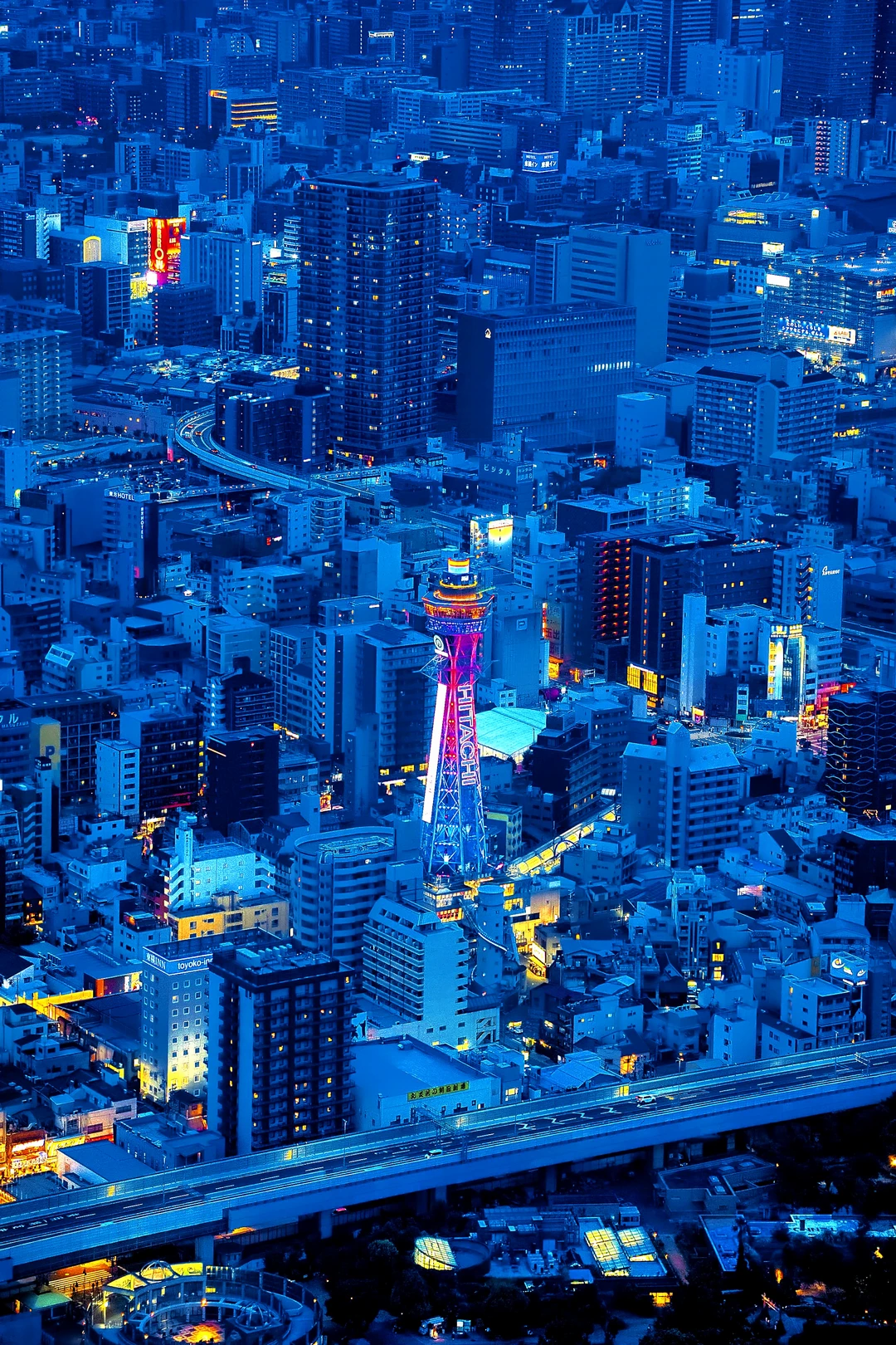 以为涩谷夜景够美了🌃直到我去了大阪‼️