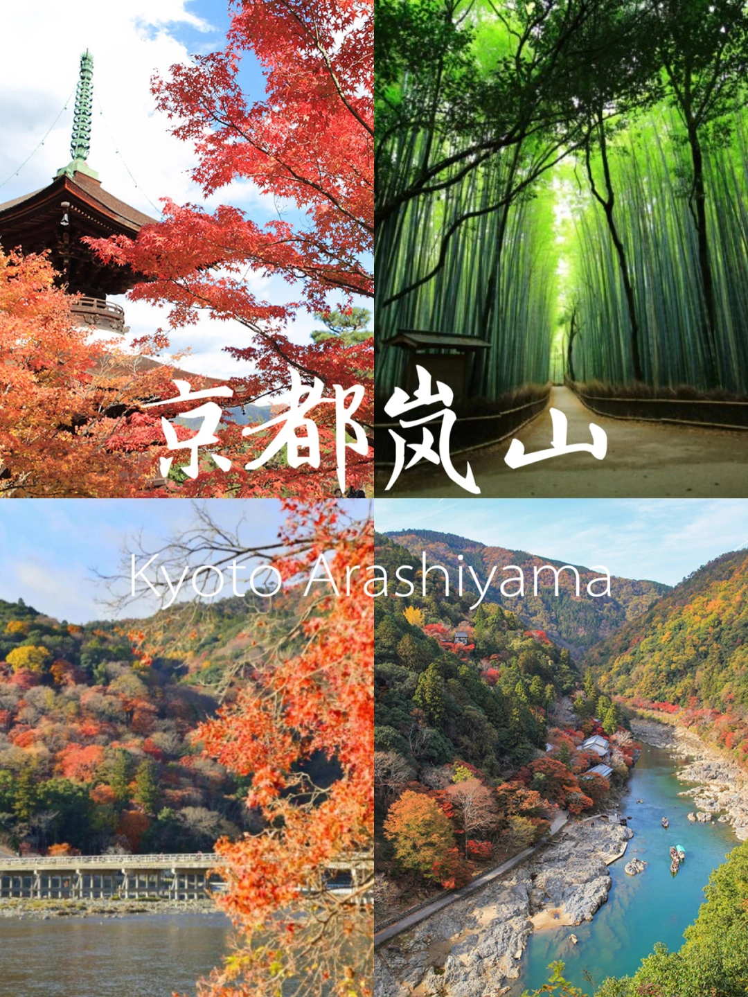 京都保姆级大小众景点路线全解！岚山篇🎋