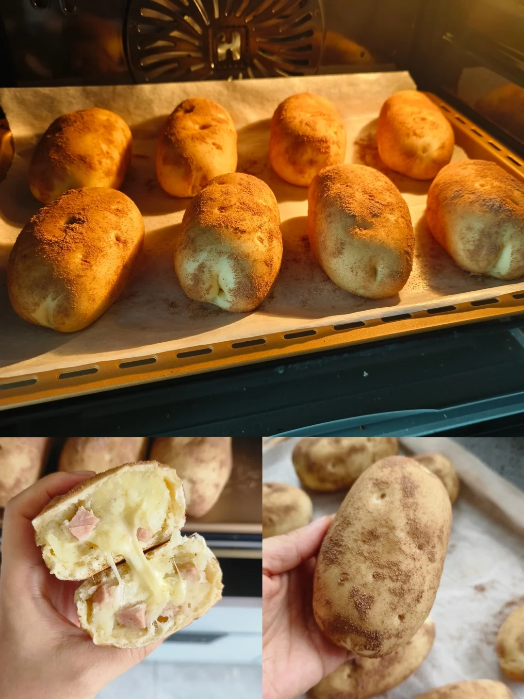 答应我都去做做吧🔥以假乱真的土豆面包