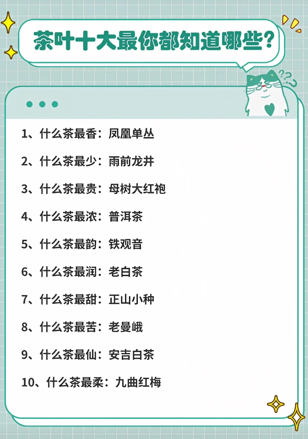 茶叶十大“最”，你都知道吗？