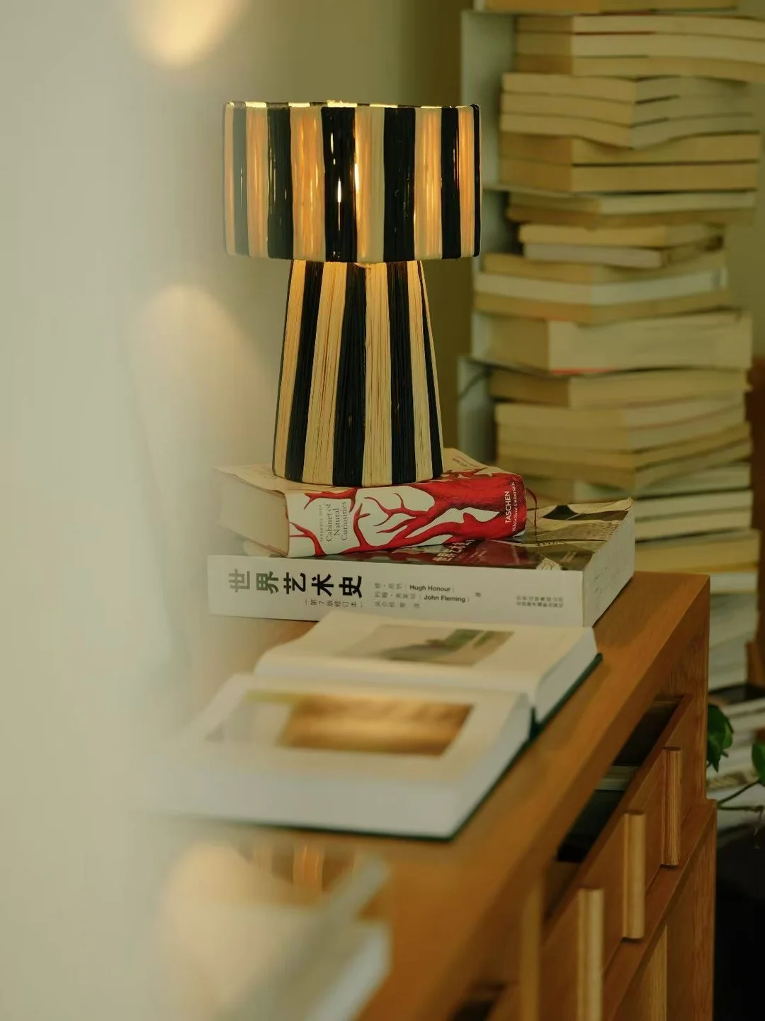新秀100｜这盏草编灯，放哪儿都自在