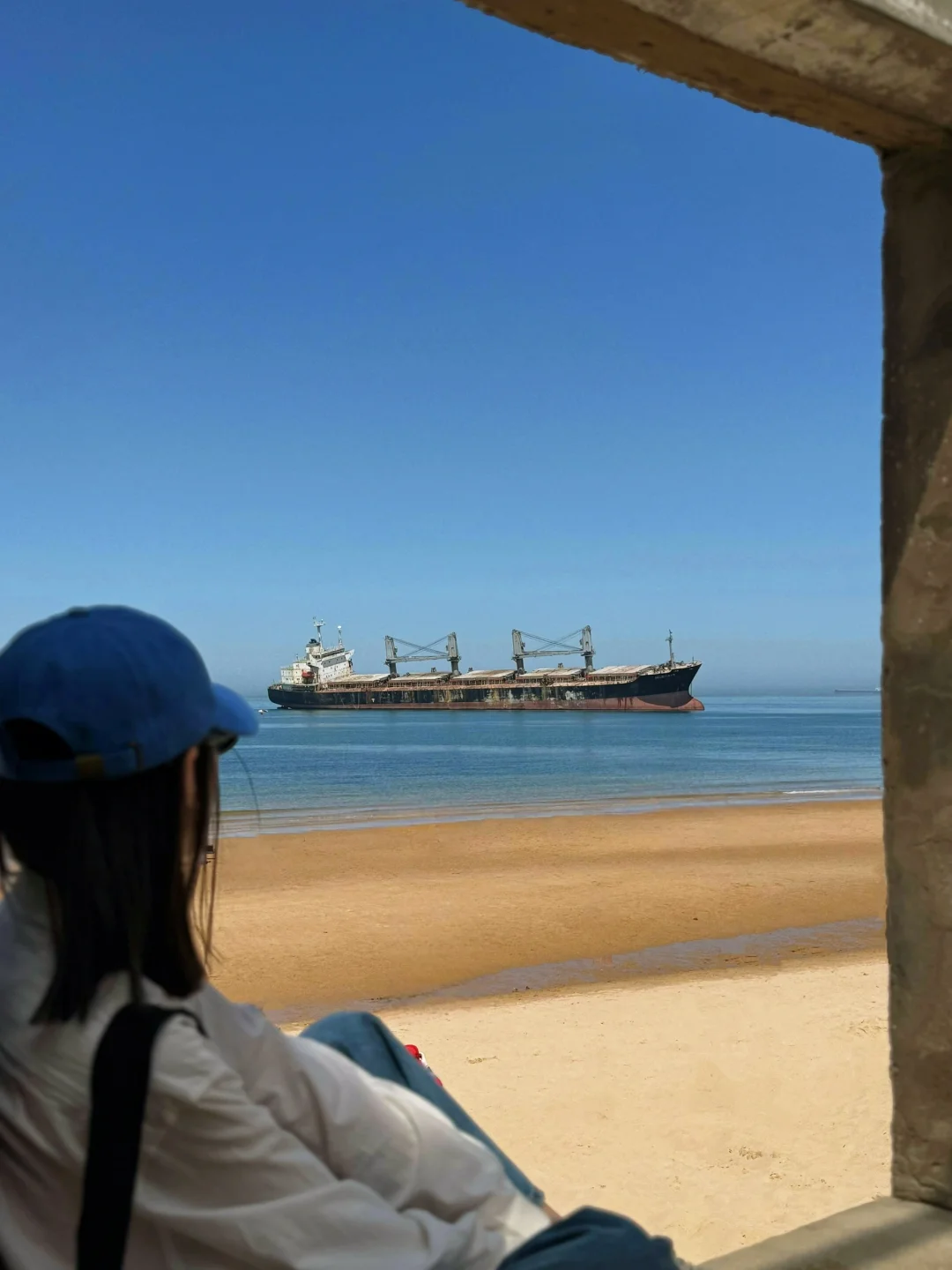 拍威海布鲁威斯号❗️千万别错过这扇窗❗️