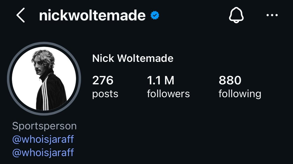 纽卡斯尔中锋沃尔特马德破防了：删除了社媒上的个人简介、纽卡斯尔标识  ...