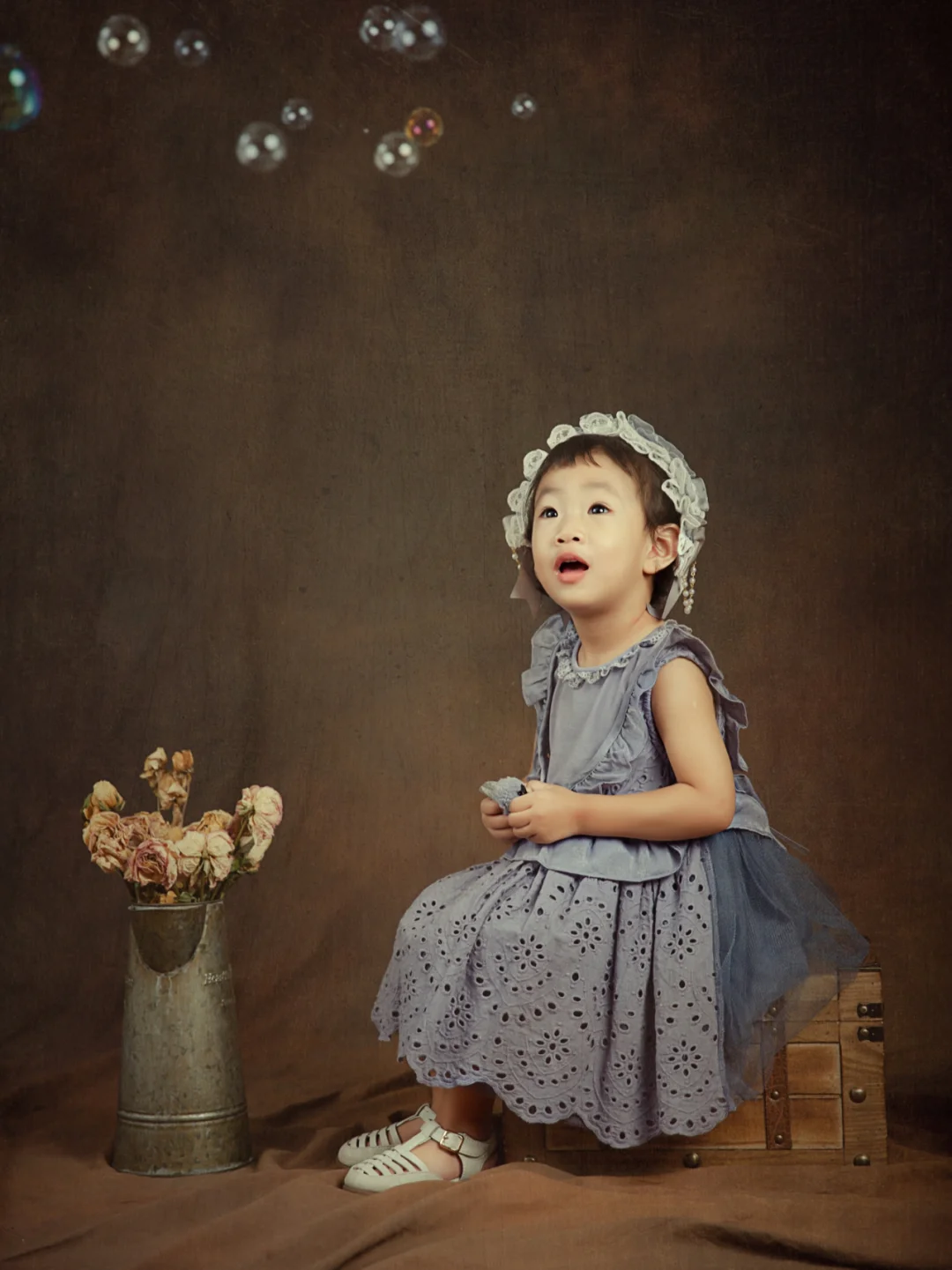 宝宝油画风写真