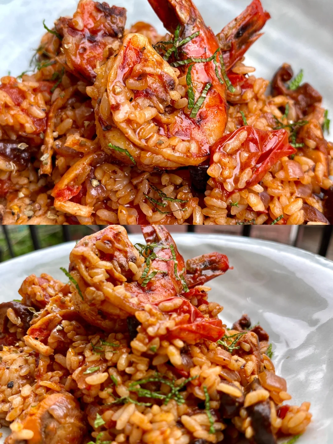 ☀️｜超开胃❗️西班牙风味🍅番茄辣海鲜烩饭🥘