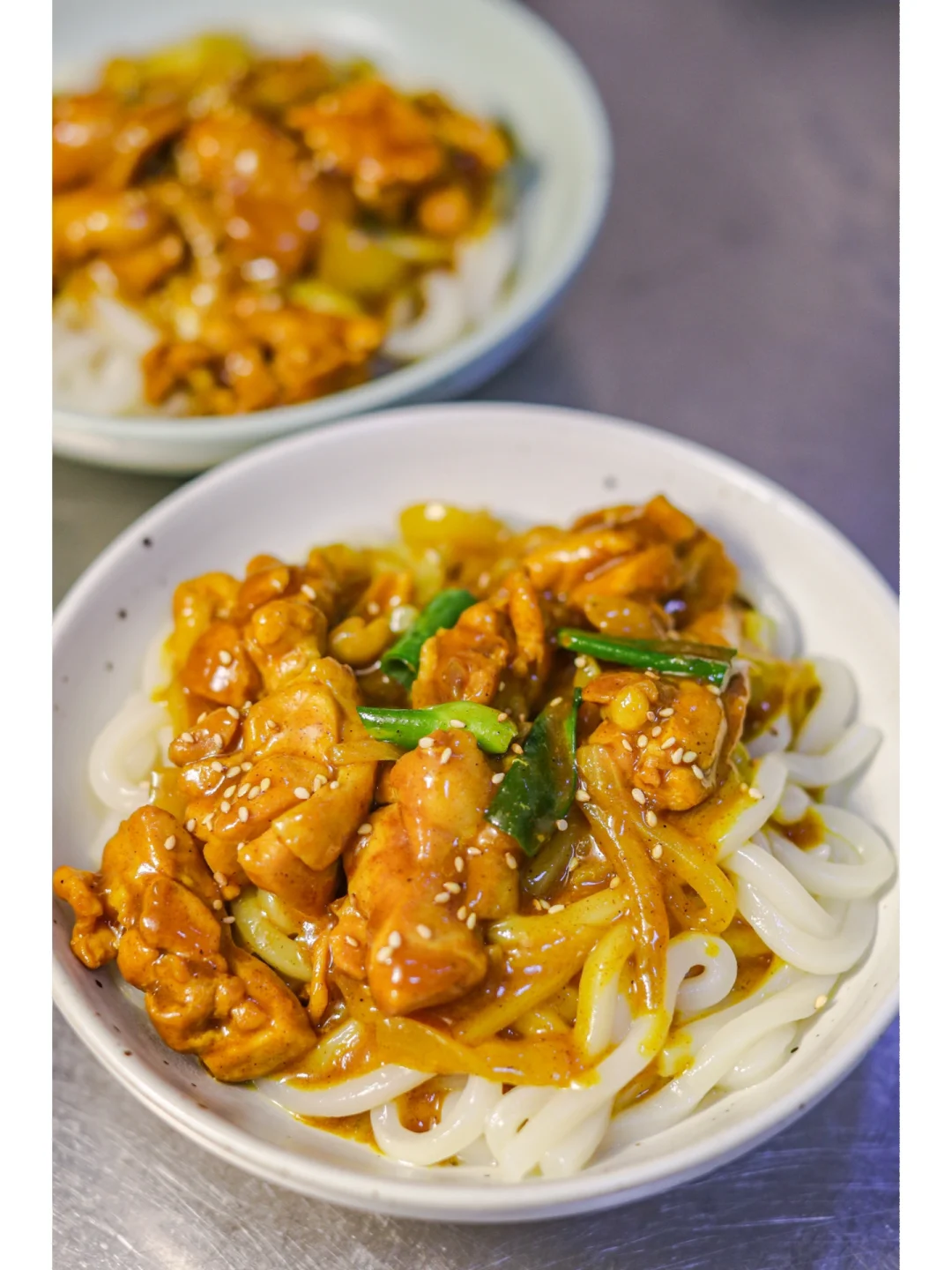 1000种面不重样（214）和风鸡肉咖喱乌冬面