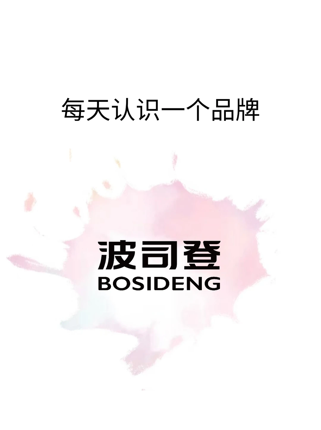 每天认识一个品牌丨波司登