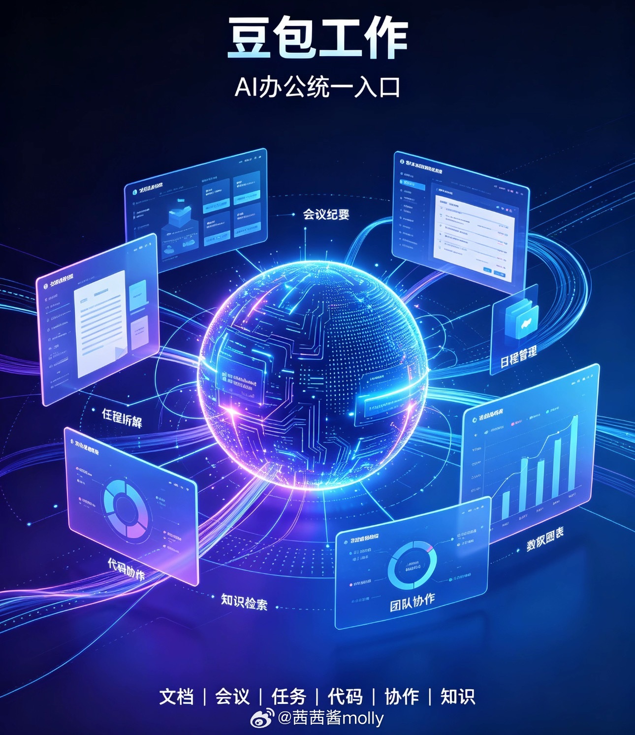#豆包将推出独立ai办公产品#最近字节内部完成一轮办公AI团队整合，把TRAE、扣子相关团队并入豆包体系，整体AI办公业务重心都集中到豆包这边。消息称最快本周就会上线独立AI办公产品“豆包工作”，其实就是把豆包里面原有的工作任务模式拆分独立出来，网页端已经可以看到对应的新入口。

这次调整之后， ​