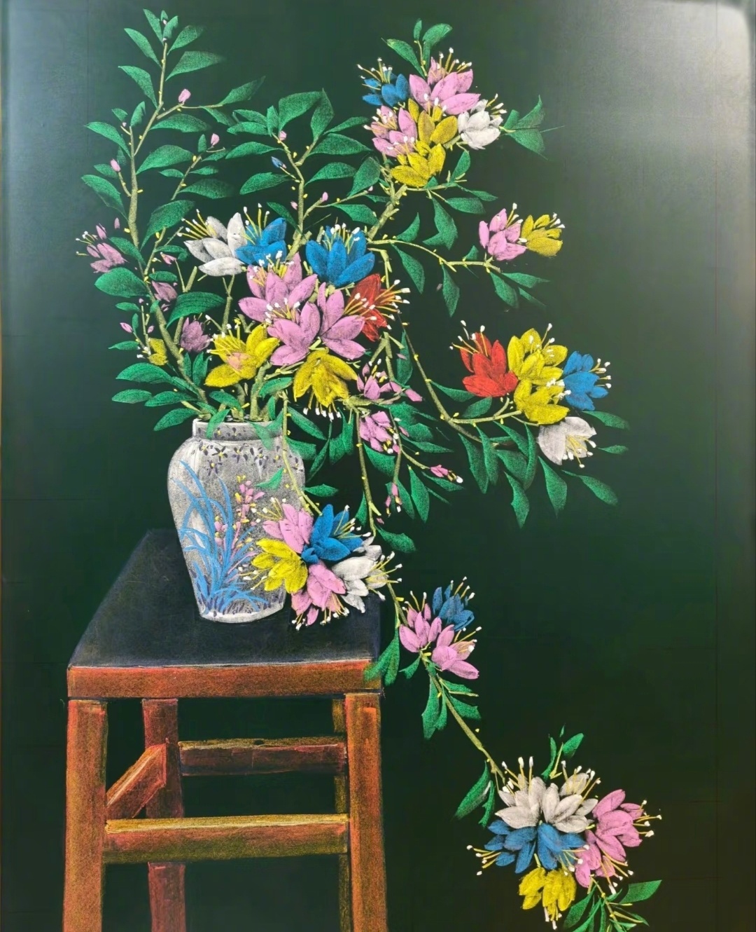 “ 粉笔画里的花花草草 … ” ​​​
