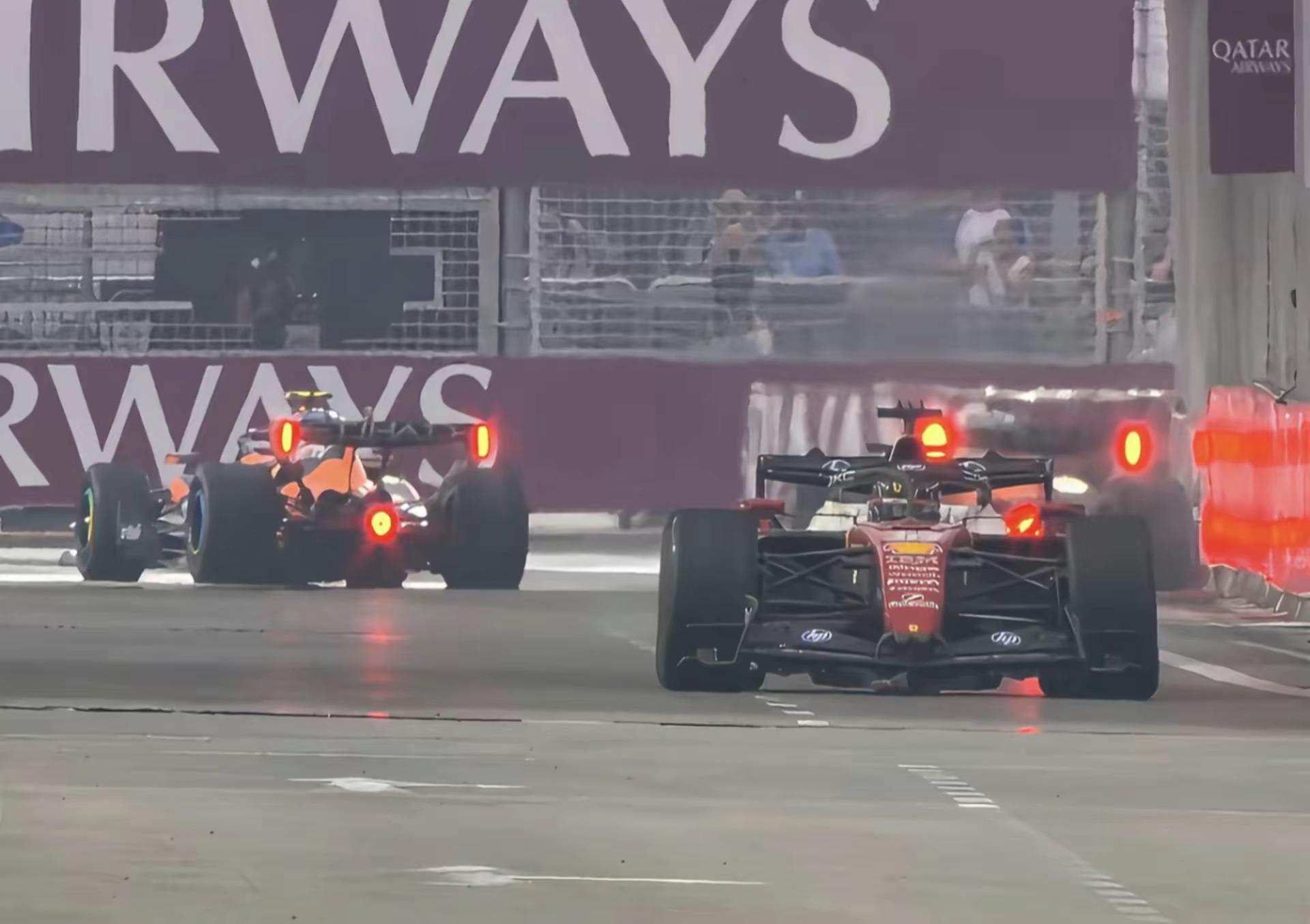 法拉利你为啥逆行开车。f1方程赛车 方程式赛车