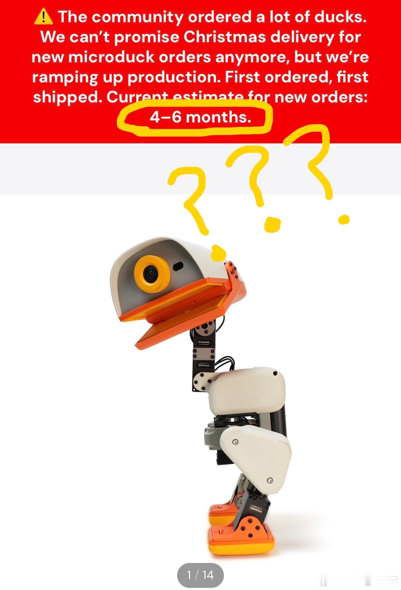 Microduck 鸭子居然是 made in china，深圳公司 seeedstudio代工的

这家工厂从 Jetson / 边缘 AI 模组、AI 摄像头、传感器，到机器人整机的原型验证、供应链和量产，都能接

Pollen Robotics 负责 AI + 产品，Seeed 负责把它真正造出来，从快速原型、供应链整合一路做到量产交付

以后 AI 硬件创业的 ​