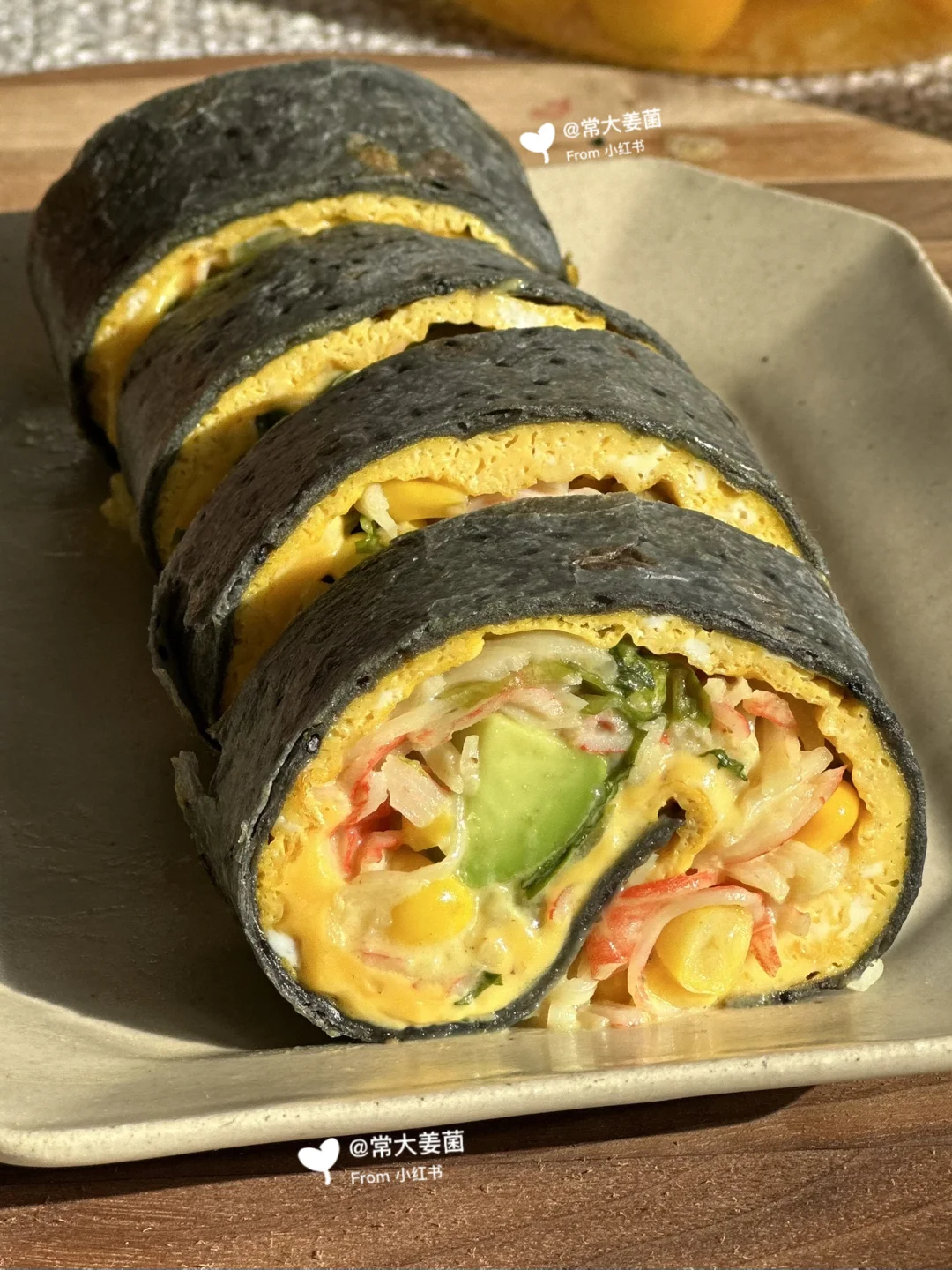 无米牛油果蔬菜沙拉卷🥑🥗减脂姐妹狂喜！！