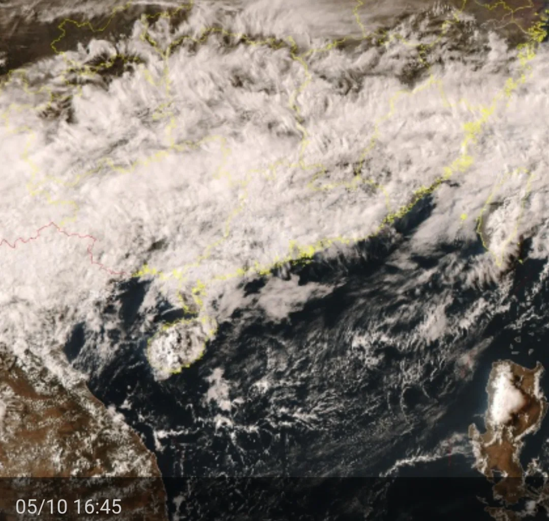 广东先多云，后大雨，13日(周三)起降雨增多