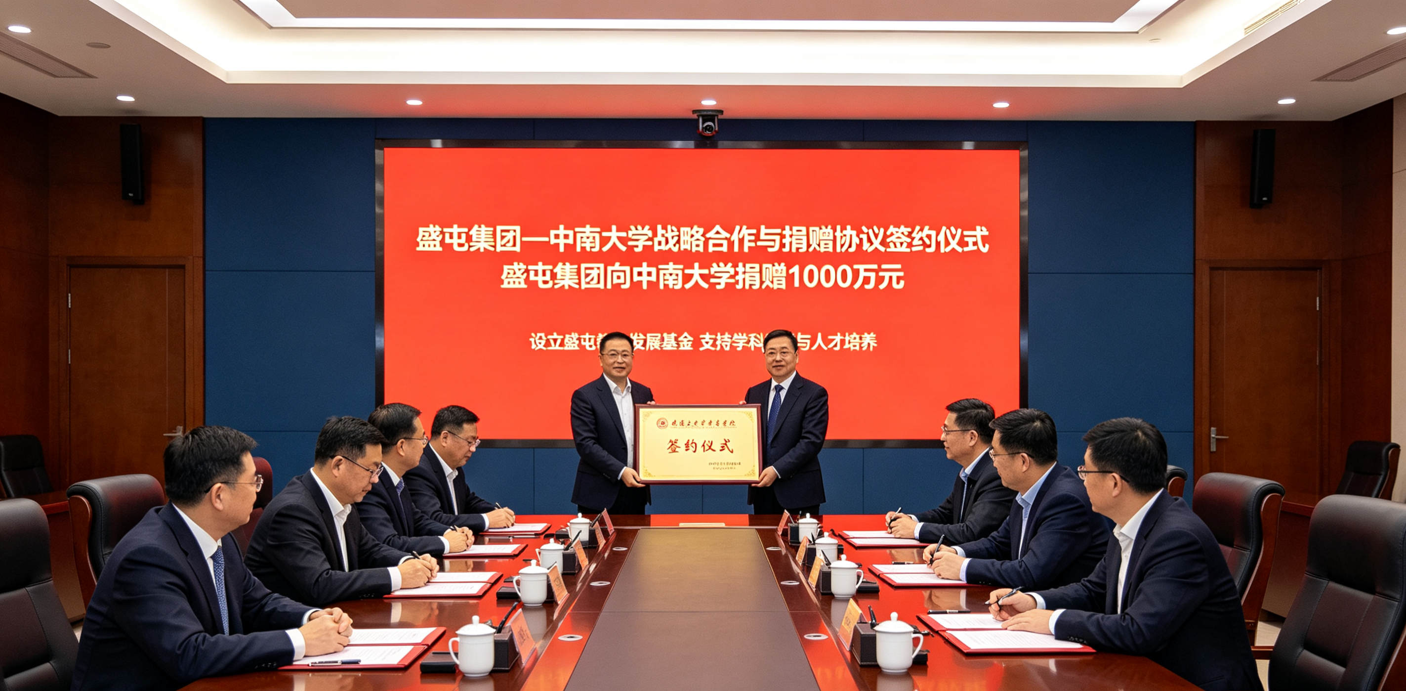 捐资千万兴教助学！盛屯集团携手中南大学，赋能中国新能源人才培养
 
企业深耕实业，教育托举未来。近日，深圳盛屯集团与中南大学正式达成战略合作，并举行公益捐赠签约仪式。盛屯集团向中南大学捐赠1000万元，设立“盛屯教育发展基金”，以实际行动助力高校人才培养、学科建设与科研创新发展，展现了本土龙头企业的