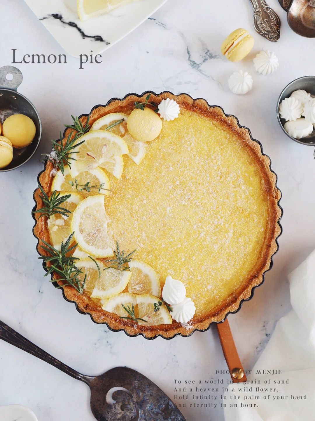 🍮法式甜品|清香柠檬派～做法简单酸甜不腻