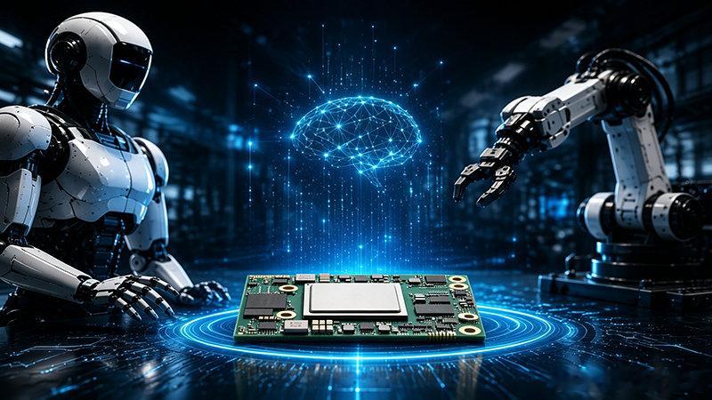 【从“大脑”到“神经中枢”：FPGA+#边缘AI#正在重塑#具身智能机器人#底座】从AI感知到实时控制，具身智能机器人需要怎样的硬件底座？Enclustra瑞苏盈科以FPGA+边缘AI双架构，探索机器人产业化落地的新路径。 ​