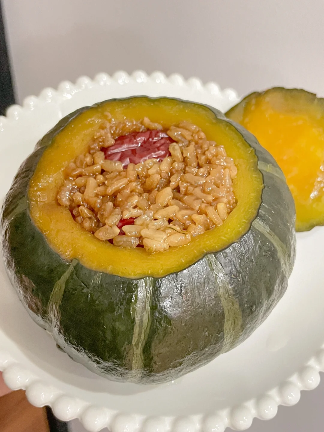 求求你们一定要试试这个南瓜蒸糯米❗️❗️