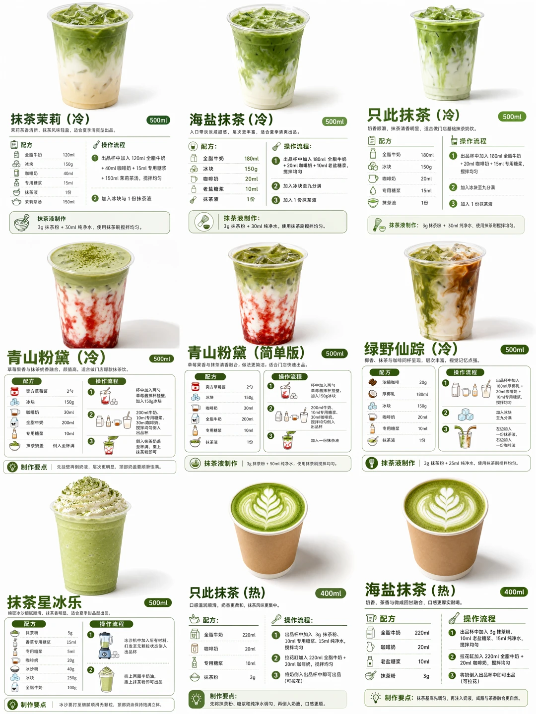 🧋抹茶控必看！叮咚奶茶抹茶系列教程