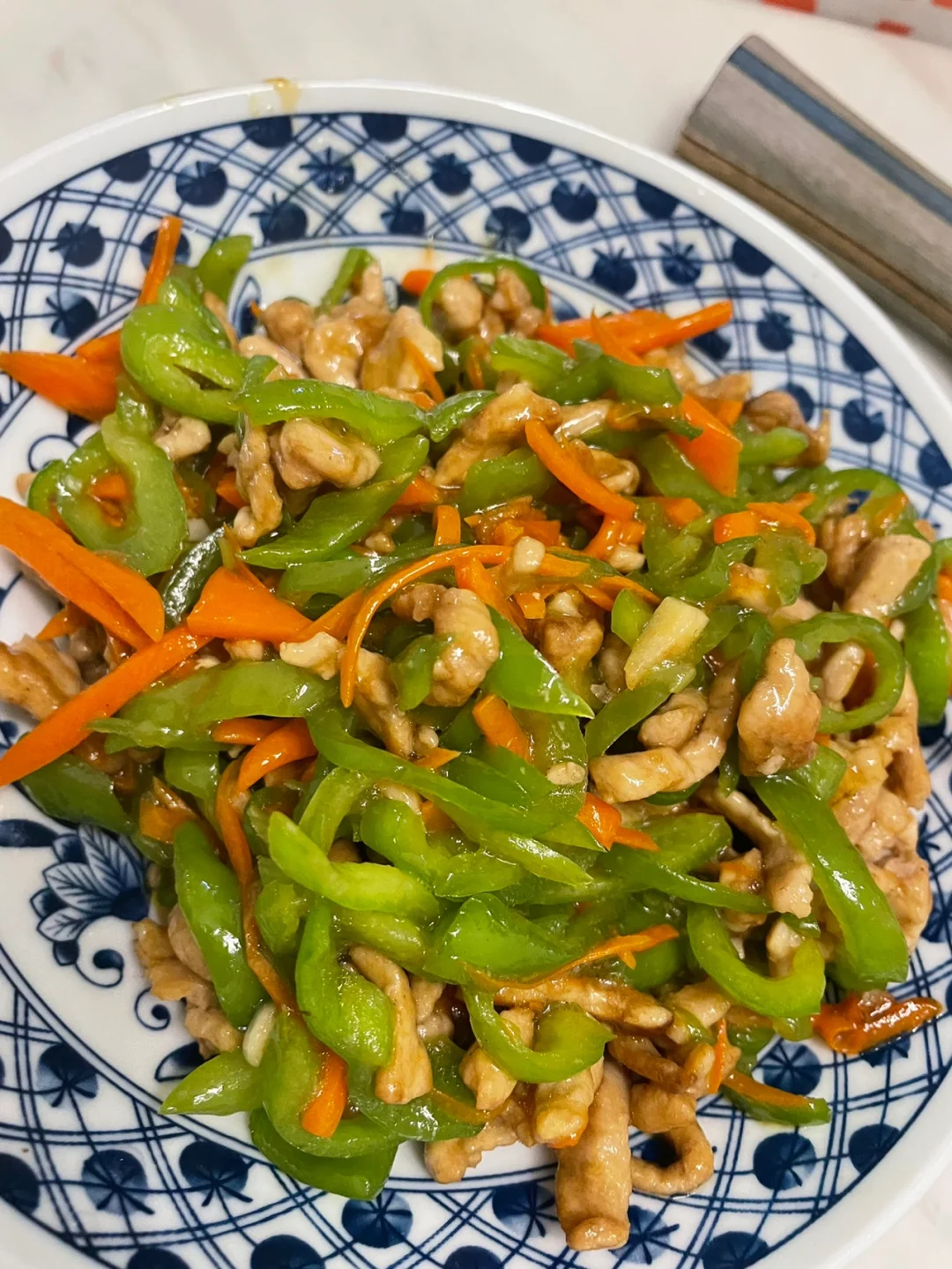 青椒肉丝 小朋友的周末午餐