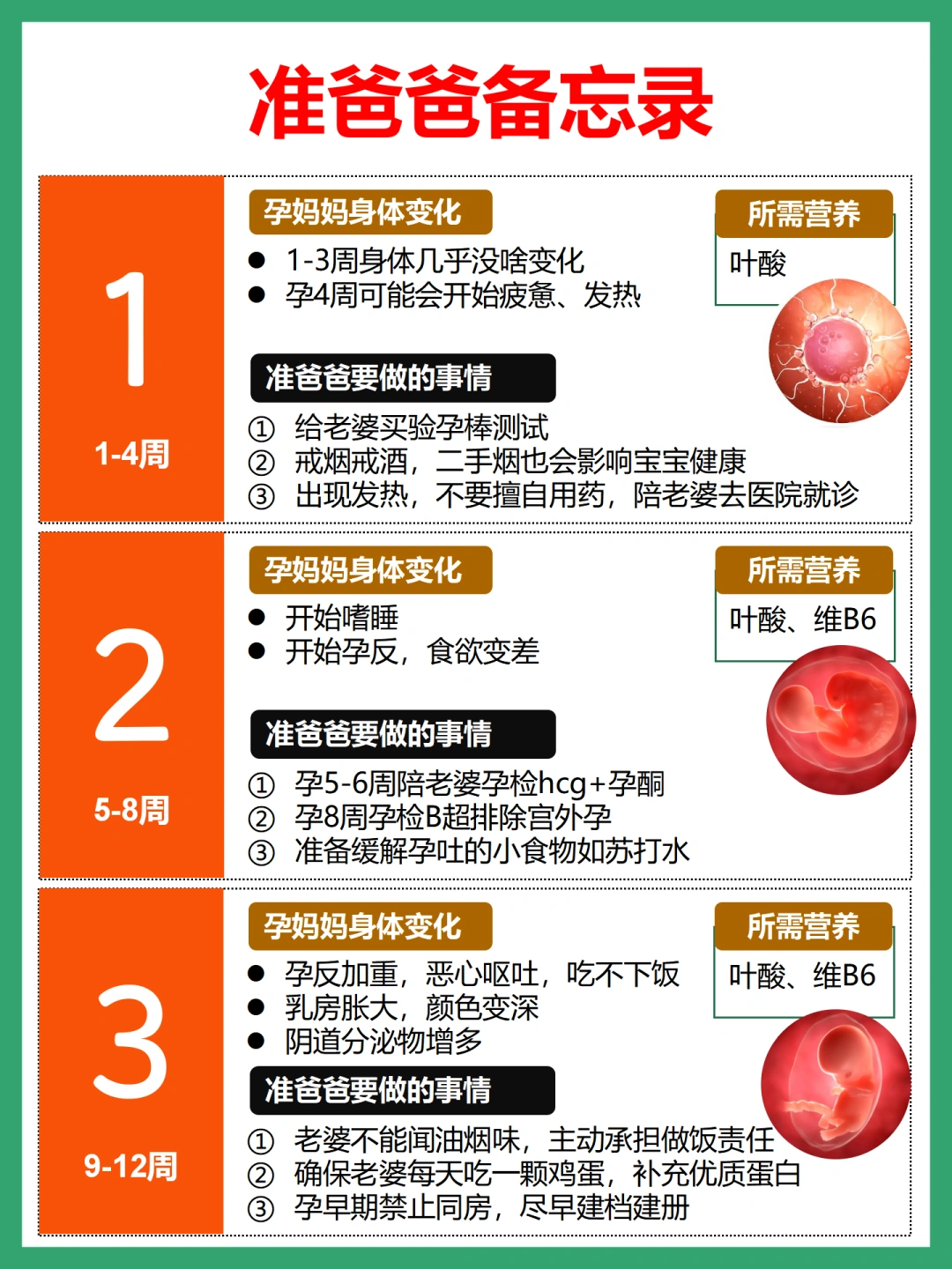准爸爸必看！这样做，老婆少受罪宝宝更健康