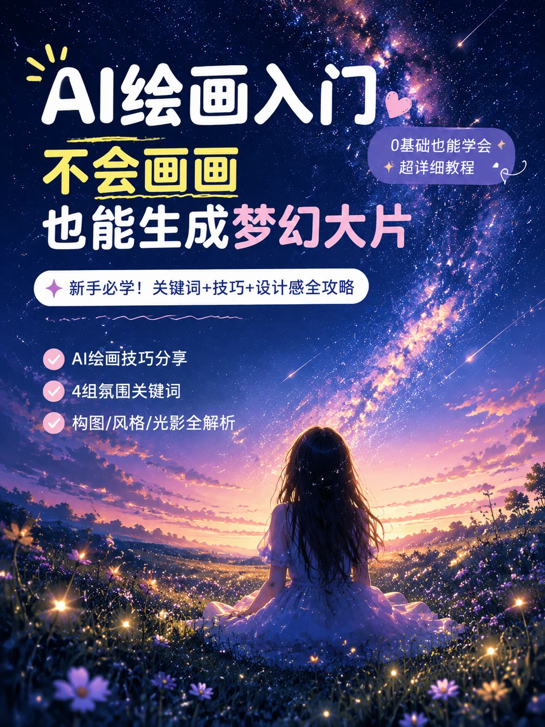 AI绘画｜不会画画，也能生成梦幻大片🌌
