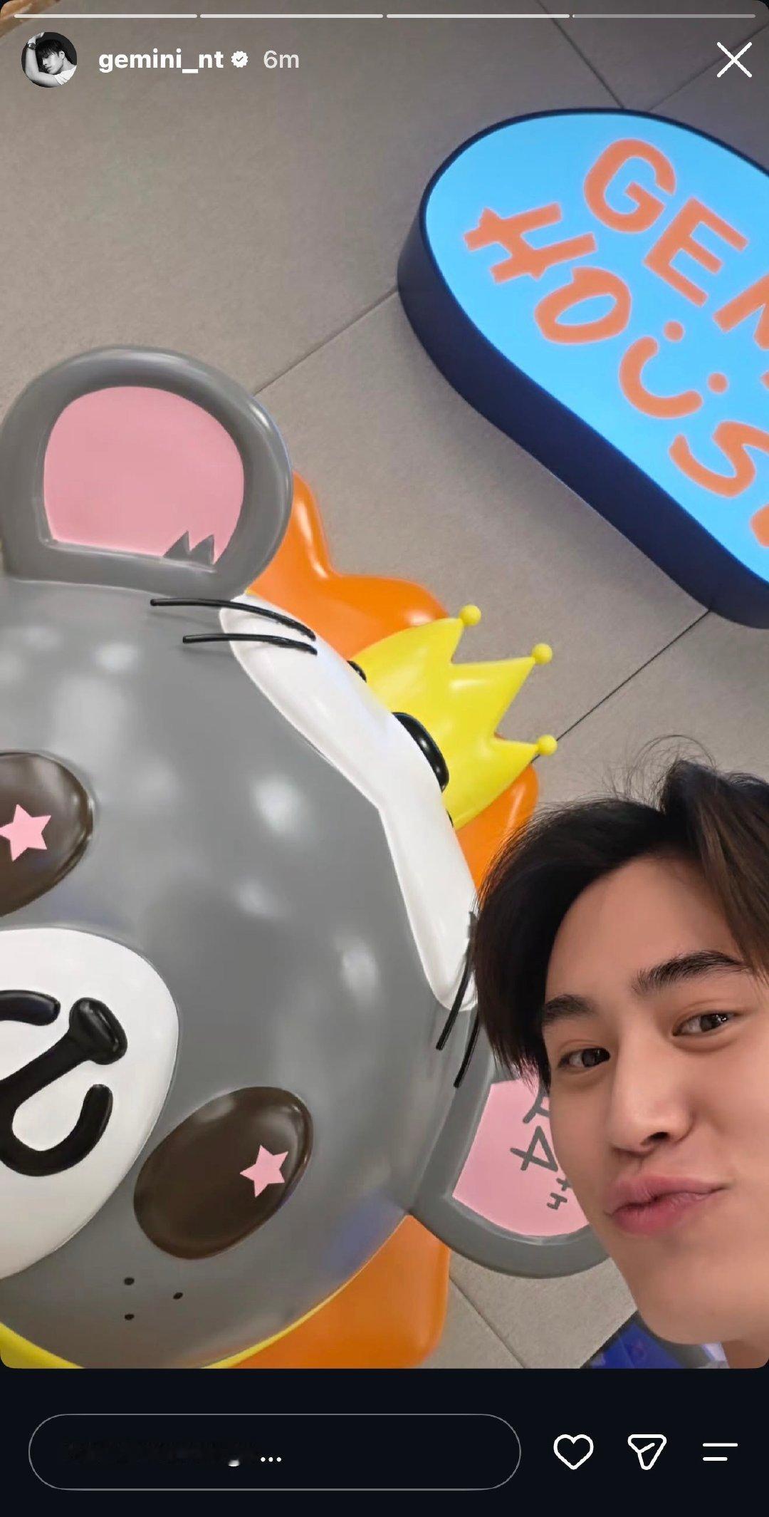 #geminifourth[超话]#  
*亲亲我滴宝贝～～～

26.8.19 gemini_nt IGs ​