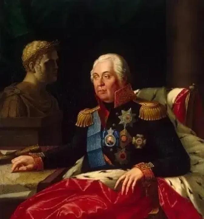 1813年，俄罗斯库图佐夫元帅战胜拿破仑之后，身体状况急剧恶化，逝世前不久，亚历山大一世曾来探视。这位长期迫害库图佐夫元帅的沙皇此时却向一个临死的老人请求宽恕。库图佐夫听后，回答道：“陛下，我原谅您，但是俄国会原谅您吗？”
 
沙皇的手原本搭在椅背上，这时收了回去。他站直了些，下巴微微抬起，但没看库