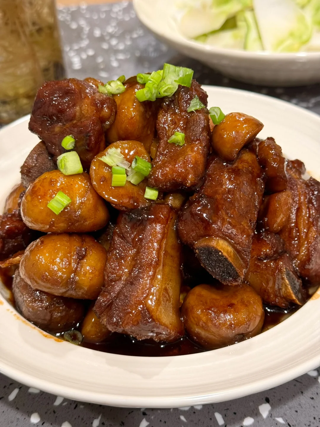 板栗红烧排骨做法