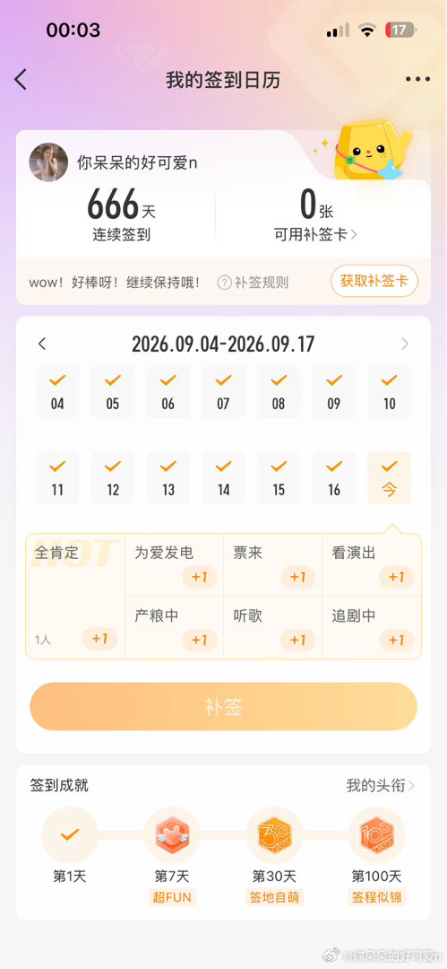 #cucn201白客[超话]#  666 ​