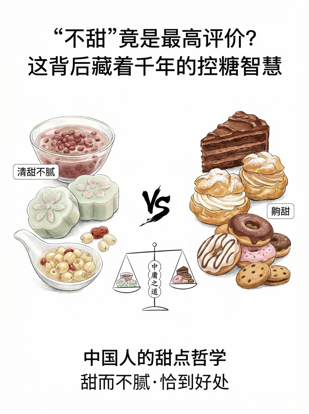 美式齁甜vs中式微甜：春节餐桌上的控糖哲学