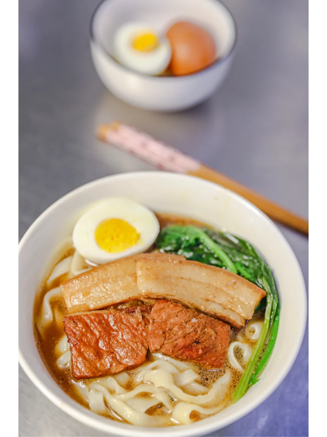 1000种面不重样第(118)碗｜红烧肉鸡蛋面