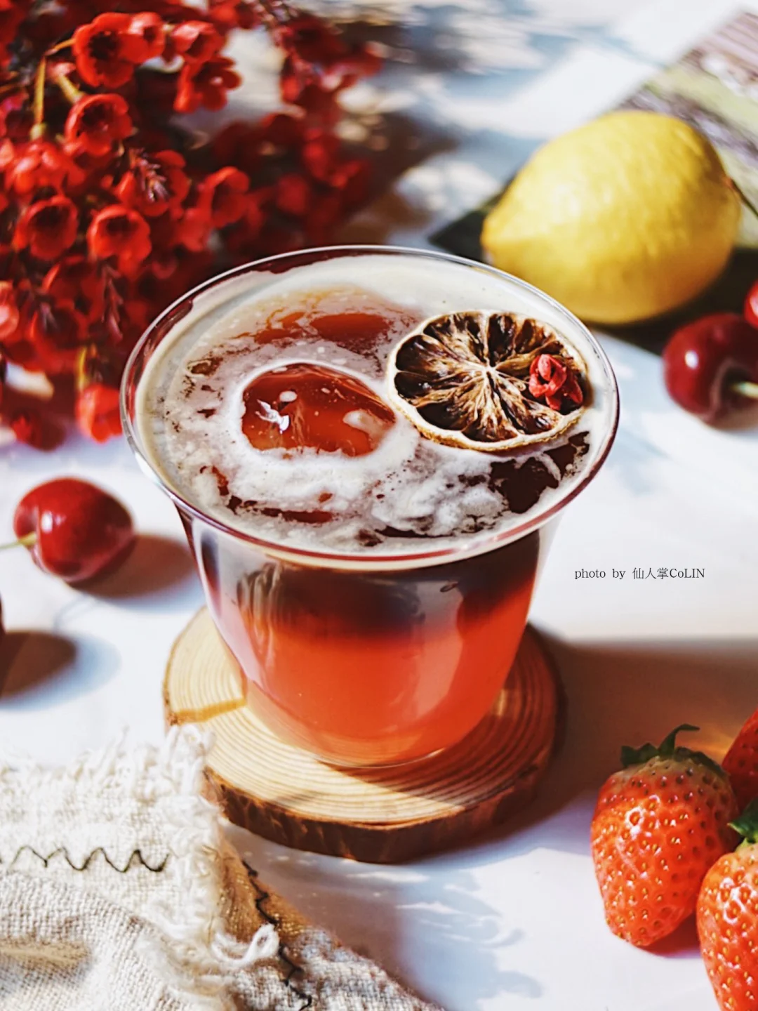 特调咖啡丨莓果醉咖🍒果香四溢，微醺提神