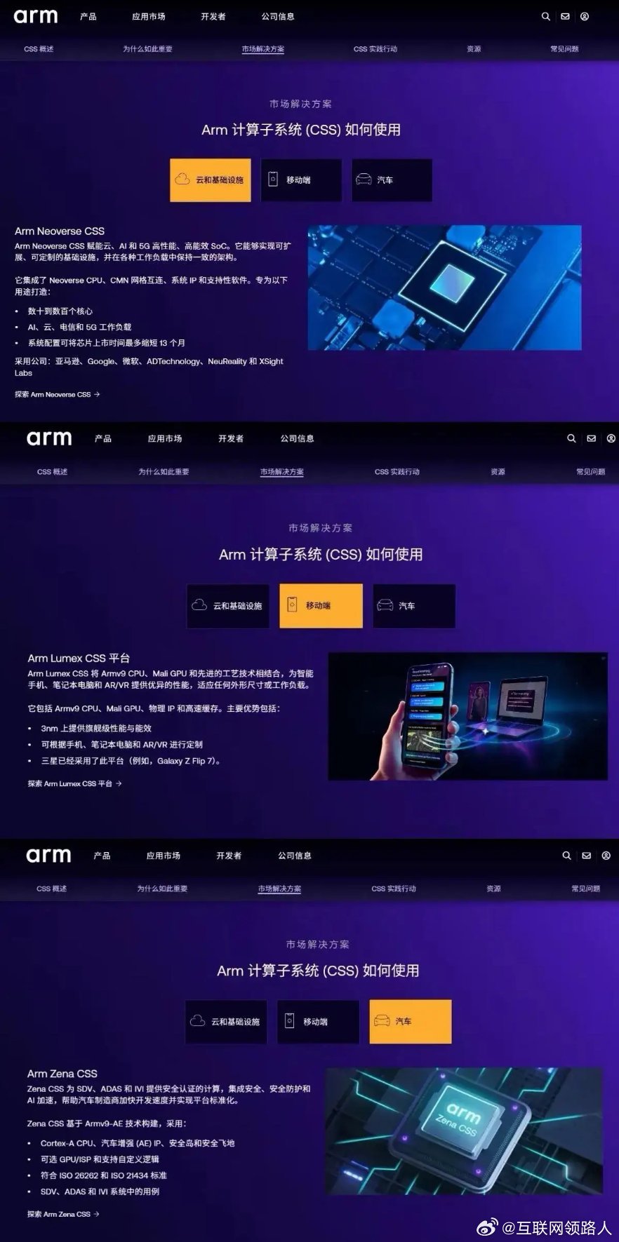 友商这次三款芯片，参数刚好严丝合缝对上ARM三款定制核心，这真的只是单纯巧合吗？ ​