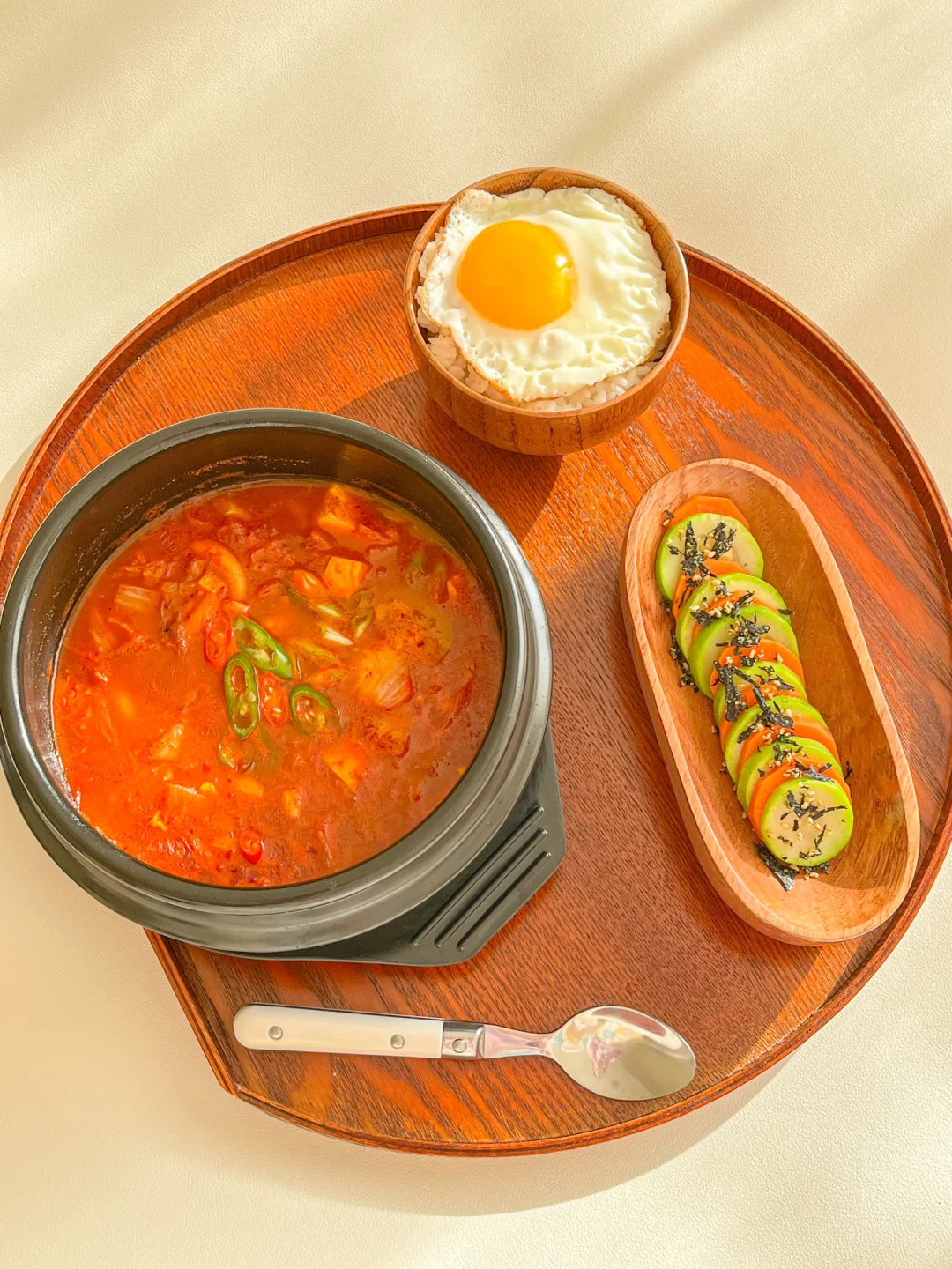 一人食｜泡菜豆腐汤｜减脂期也能喝的韩式汤饭