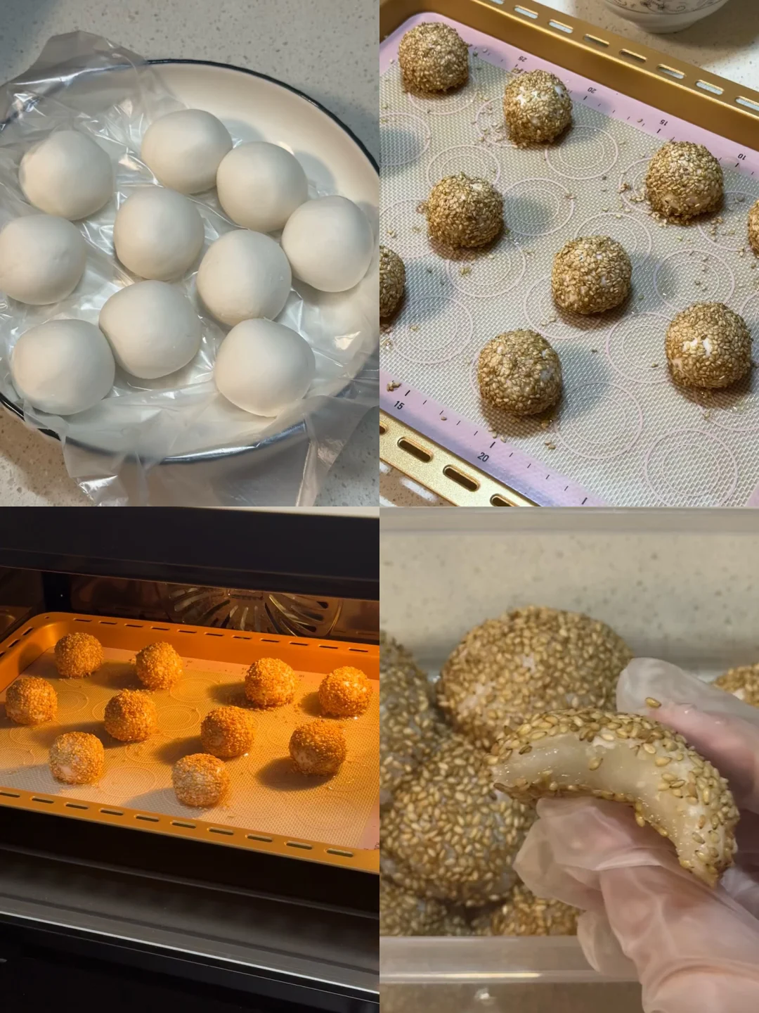 吃一百次都不会腻的芝麻球🌷