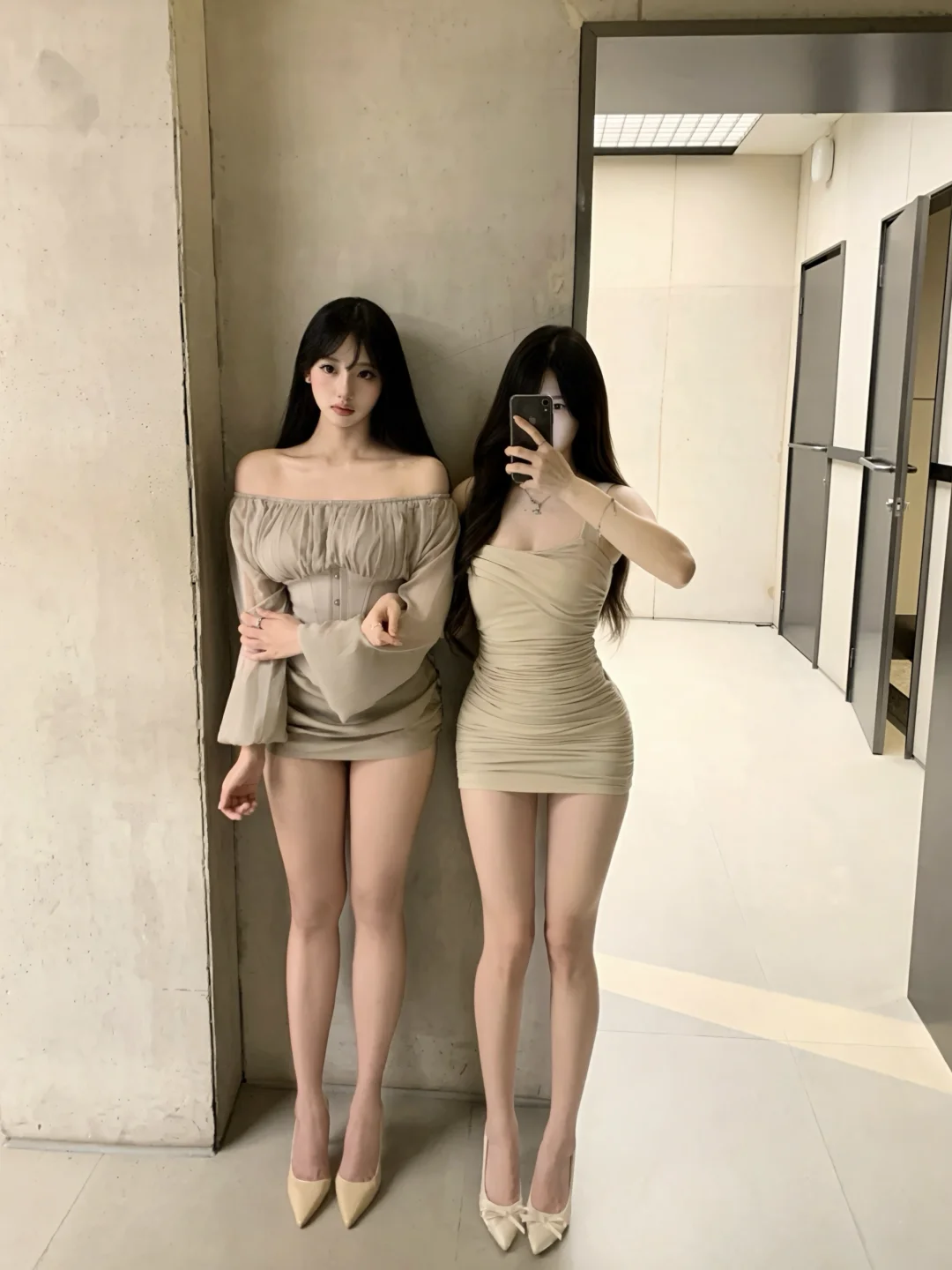 和姐妹约会的5套look