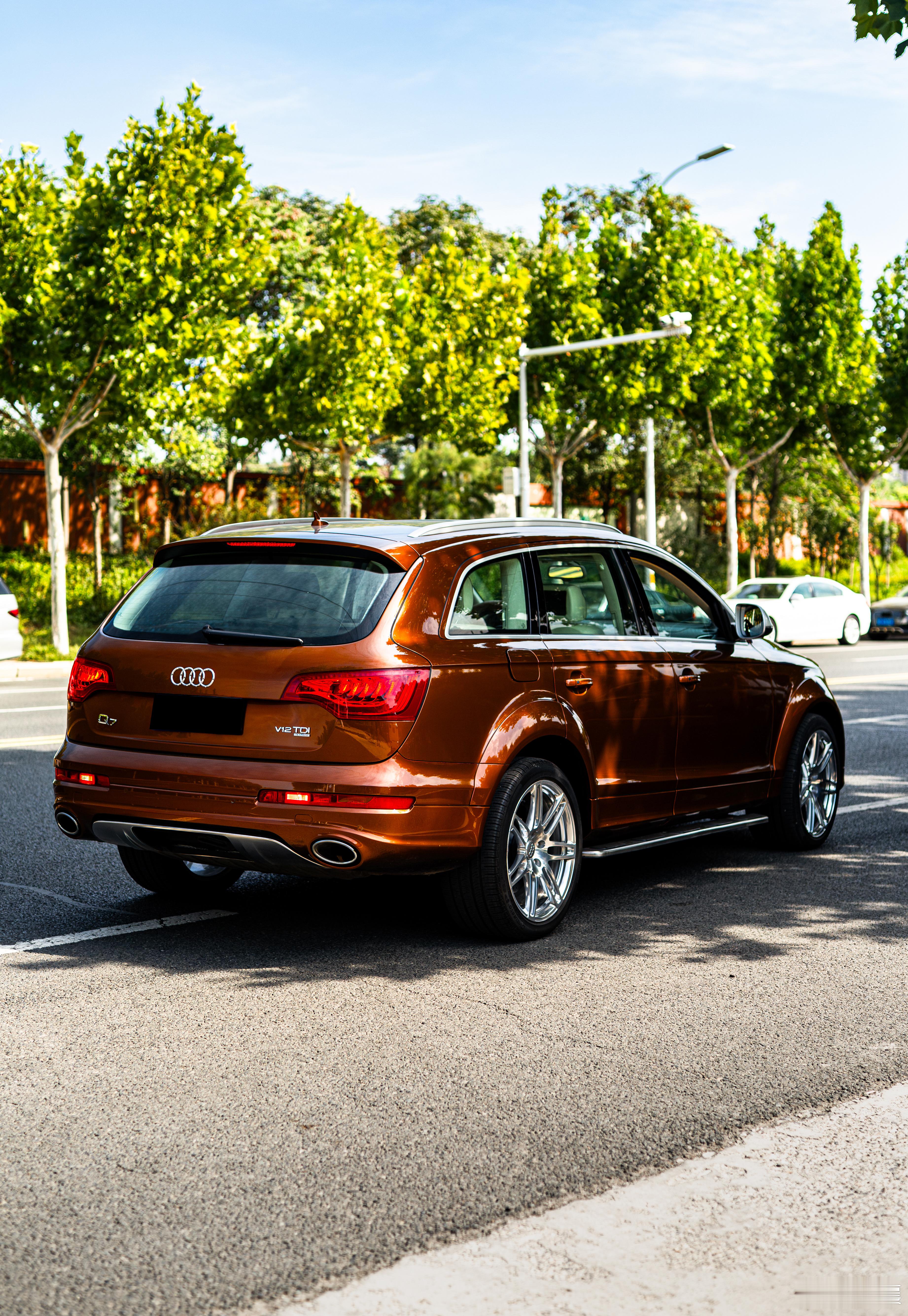 Audi Q7 V12 TDI quattro Audi exclusive concept

这台车的名字长到甚至可以拆成两部分来讲。

2000年代，奥迪正处在大力发展TDI柴油技术的时期，并以柴油动力赛车征战勒芒。也正是在这样的技术背景下，作为家族旗舰 SUV 的第一代Q7，被塞入了一台离谱的 6.0升 V12 双涡轮增压柴油发动机。

第一代Q7 ​