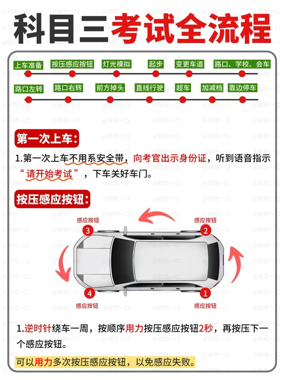 科目三一把过，教练给的技巧真的有用！